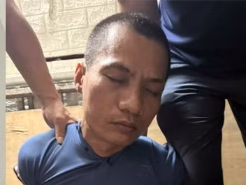 Vũ Văn Lịch khi bị bắt. Ảnh: ANTĐ