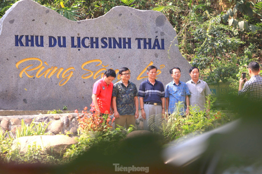 Mỗi khi đi qua khu rừng, du khách đều dừng lại nghỉ ngơi, hít hà không khí trong lành, sảng khoái. Hai bên đường, người dân dựng các chòi lá bán nước phục vụ du khách. Mỗi khi đi qua khu rừng, du khách đều dừng lại nghỉ ngơi, hít hà không khí trong lành, sảng khoái. Hai bên đường, người dân dựng các chòi lá bán nước phục vụ du khách.