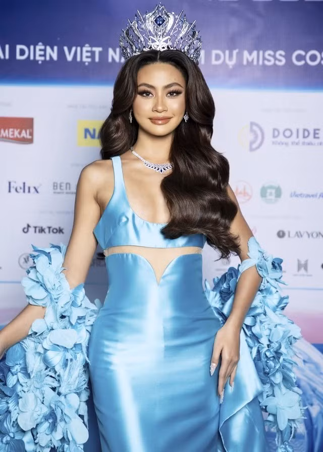 Hoa hậu Hoàn vũ Việt Nam Bùi Xuân Hạnh là nhan sắc Việt Nam tham gia Miss Cosmo 2024