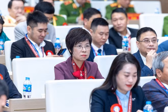 Bà Vũ Việt Trang - Tổng Giám đốc Thông tấn xã Việt Nam tham dự Đại hội. (Ảnh: Minh Sơn/Vietnam+)