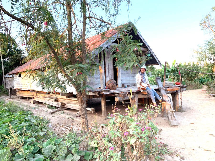 Một ngôi nhà dài ở xã Phú Cần (huyện Krông Pa). Ảnh: Phương Vi images2928126-img-7138.jpg