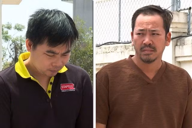 Nguyễn Tiến Đạt và Trịnh Doãn Giáo là những kẻ cầm đầu liên quan tới đường dây. Ảnh: Công an Thanh Hóa