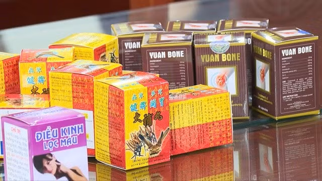 Các loại thuốc giả mà Công an tỉnh Thanh Hóa thu giữ trong vụ án