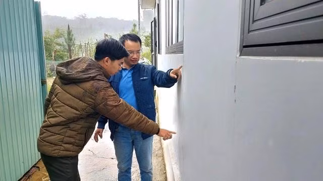 Động đất gây ra một số thiệt hại tại các công trình, trụ sở trên địa bàn H.Kon Plông