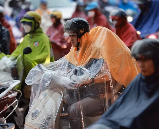 Khu vực Bắc Bộ có mưa rải rác. (Ảnh: Thanh Tùng/TTXVN)