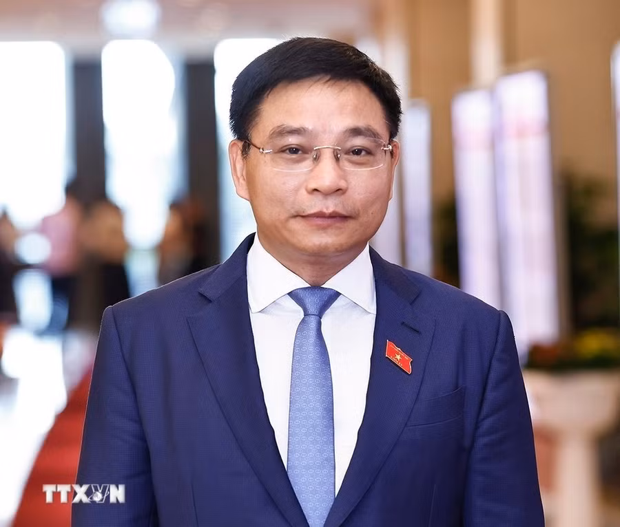 Ông Nguyễn Văn Thắng, Ủy viên Trung ương Đảng được bổ nhiệm làm Bộ trưởng Bộ Tài chính nhiệm kỳ 2021-2026. (Ảnh: Doãn Tấn/TTXVN)