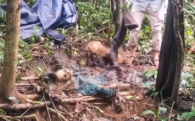 Phát hiện bộ xương người trong rừng sâu, thuộc địa phận xã Ba Nam (H.Ba Tơ, Quảng Ngãi)