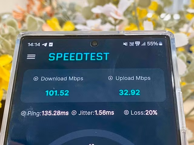 Tốc độ mạng 5G tại quận 3, TP HCM