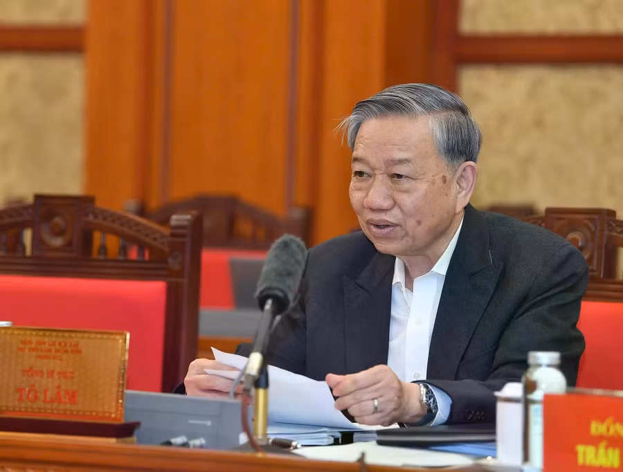 Tổng Bí thư Tô Lâm yêu cầu xác định công nghệ trí tuệ nhân tạo là công nghệ mũi nhọn đột phá