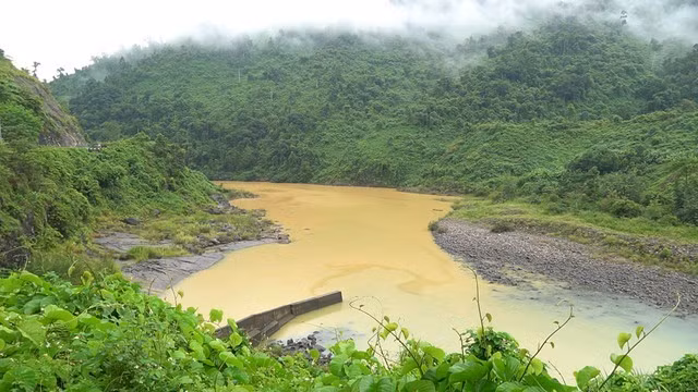 Sông A Vương được nhắc nhiều lần trong tác phẩm Bức thư làng Mực