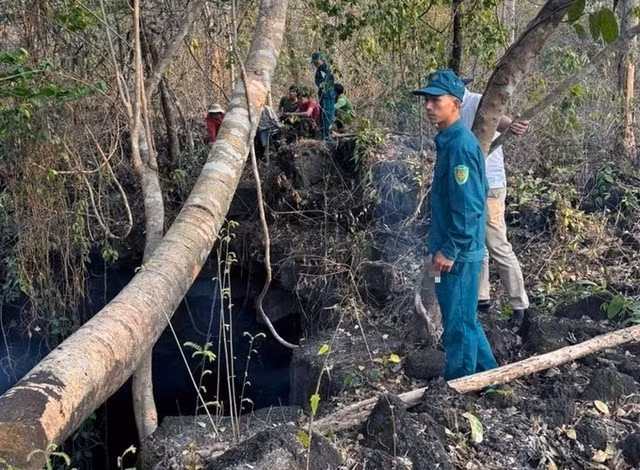 Khu vực hang động C7 nơi phát hiện thi thể ông N.H.H.