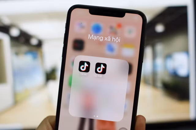 Ứng dụng TikTok trên điện thoại