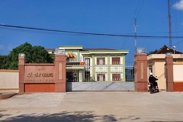 Trụ sở UBND xã Tây Giang (H.Tây Sơn, Bình Định)