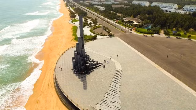 Tháp Nghinh Phong, nơi dự kiến tổ chức cầu truyền hình tại Phú Yên, sẽ được đổi sang nhà thi đấu Lê Trung Kiên