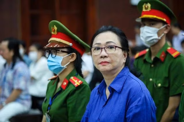 Bị cáo Trương Mỹ Lan tại tòa