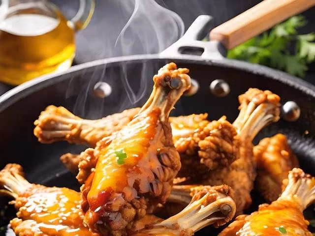 Các món ăn chứa nhiều dầu mỡ trong ngày tết có thể làm giảm khả năng hấp thụ sắt của ruột