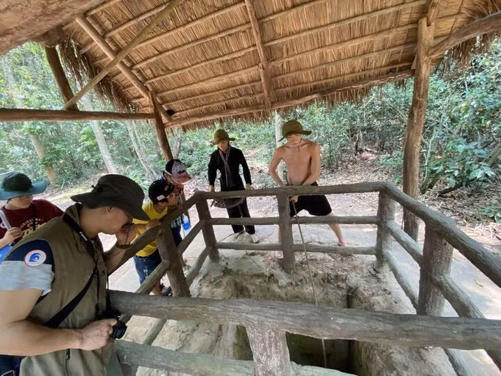 Đi đâu chơi dịp Giỗ Tổ Hùng Vương tại TP.HCM? Bạn có thể ghé thăm địa đạo Củ Chi. (Ảnh: Báo Tin Tức)