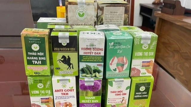 Một số sản phẩm Công an Thanh Hóa thu giữ Một số sản phẩm Công an Thanh Hóa thu giữ