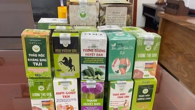 Một số sản phẩm Công an Thanh Hóa thu giữ