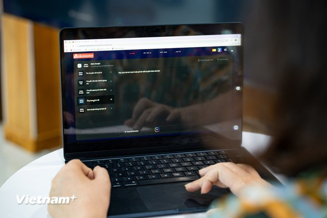 Những tính năng của Asko Platform. (Ảnh: Minh Sơn/Vietnam+) Những tính năng của Asko Platform. (Ảnh: Minh Sơn/Vietnam+)