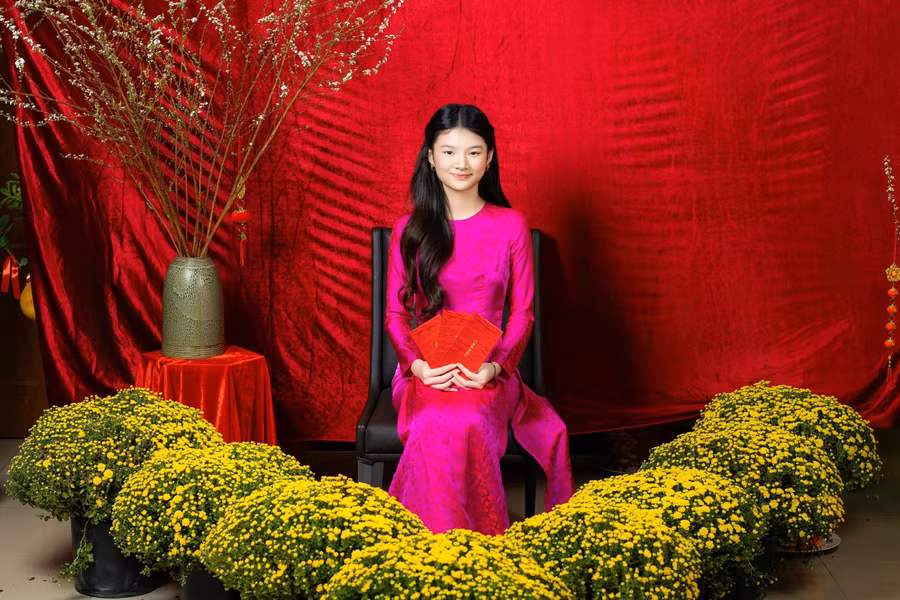 Với nhan sắc và chiều cao nổi bật, nhiều người tin rằng con gái Trương Ngọc Ánh - Trần Bảo Sơn sẽ trở thành mỹ nhân trong tương lai. Ảnh: NVCC