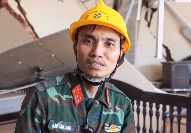 Thượng úy Đào Văn Long, Đội Công binh cứu sập, Lữ đoàn 229, Binh chủng Công binh