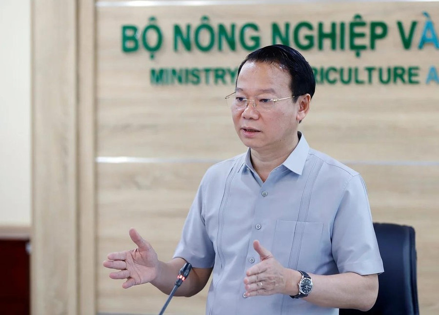 Bộ trưởng Bộ NN-MT Đỗ Đức Duy chủ trì cuộc họp. Ảnh: NNVN Bộ trưởng Bộ NN-MT Đỗ Đức Duy chủ trì cuộc họp. Ảnh: NNVN