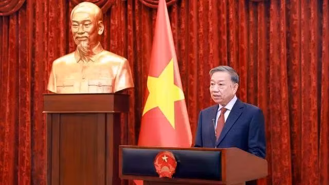 Tổng Bí thư, Chủ tịch nước Tô Lâm phát biểu tại buổi lễ