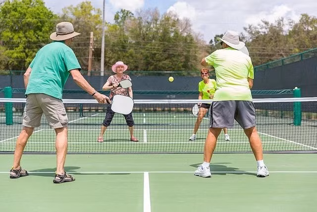 Môn thể thao Pickleball đang được ưa chuộng. Ảnh: The Washington Post