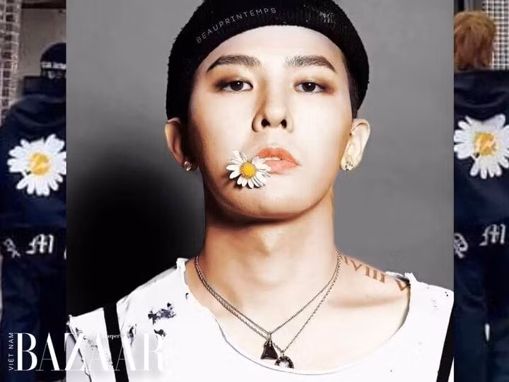 Bông hoa cúc thiếu cánh là biểu tượng của G-Dragon.