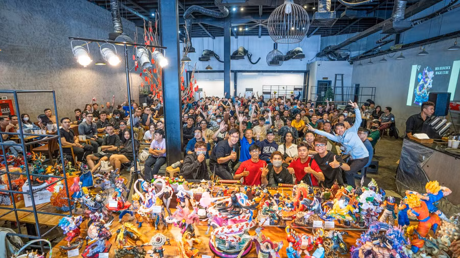 Nhóm mô hình đồ chơi Vietnam Figure Group của anh Đức tổ chức họp mặt vào tháng 3.2023