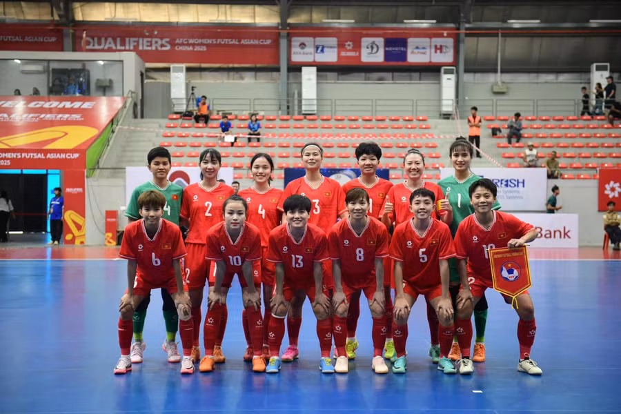 Đội tuyển futsal nữ Việt Nam vào VCK với vị trí nhất bảng