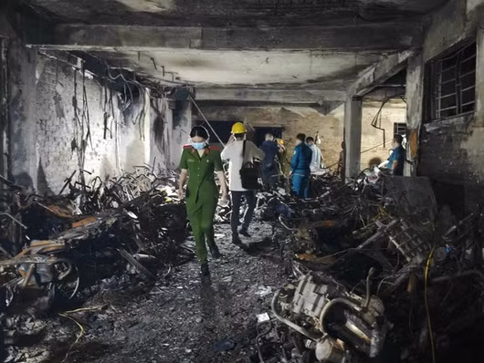 Hiện trường vụ cháy