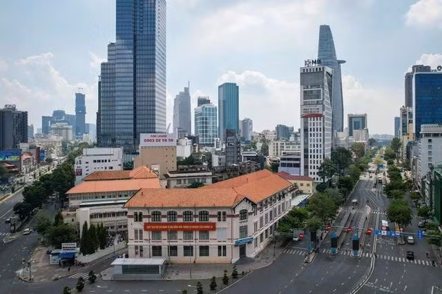 Một góc TP.HCM nhìn từ trên cao