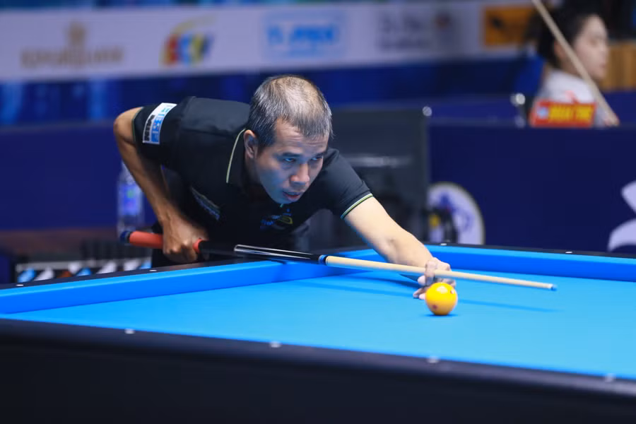 Trần Quyết Chiến (hạng 4) là cơ thủ Việt Nam có vị trí cao nhất trên bảng xếp hạng thế giới UMB