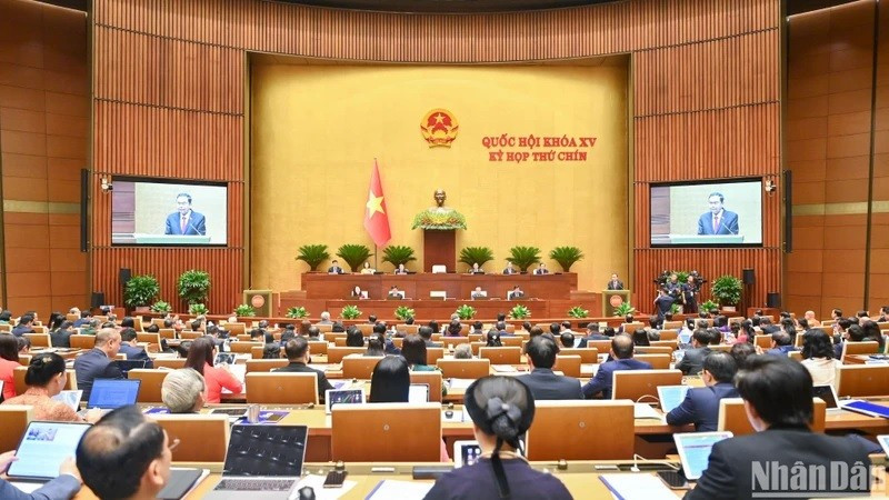 Toàn cảnh phiên khai mạc Kỳ họp thứ 9, Quốc hội khóa XV. Ảnh: Internet untitled.jpg