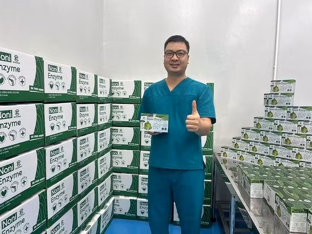 Anh Lịch với các sản phẩm nước uống enzyme từ công nghệ của công ty