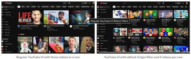 Tăng số lượng video hiển thị mỗi hàng trên YouTube Tăng số lượng video hiển thị mỗi hàng trên YouTube