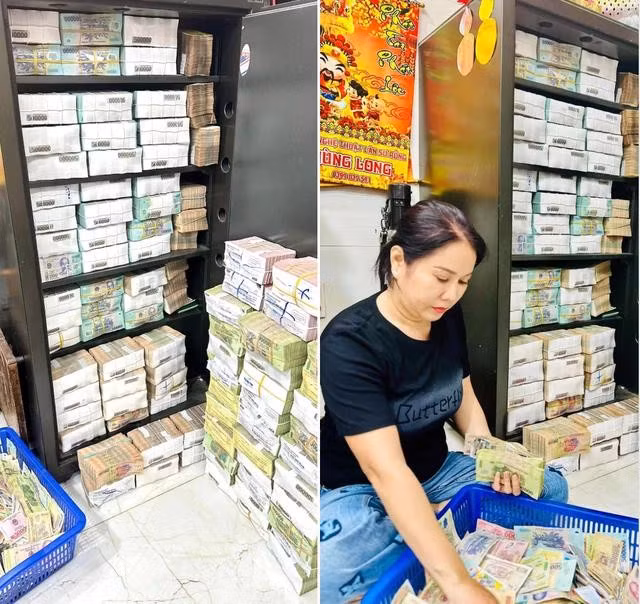 Số tiền hàng chục tỉ đồng chị Dương chuẩn bị để trả thưởng cho khách hàng