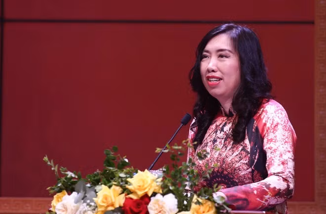 Thứ trưởng Bộ Ngoại giao, bà Lê Thị Thu Hằng. (Ảnh: Nguyễn Nam/Vietnam+)