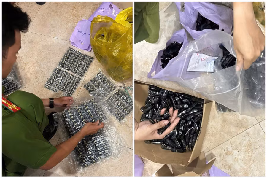 Hàng ngàn đầu pod chill bị thu giữ phản ánh mức độ xâm nhập đáng báo động của loại ma túy này.
