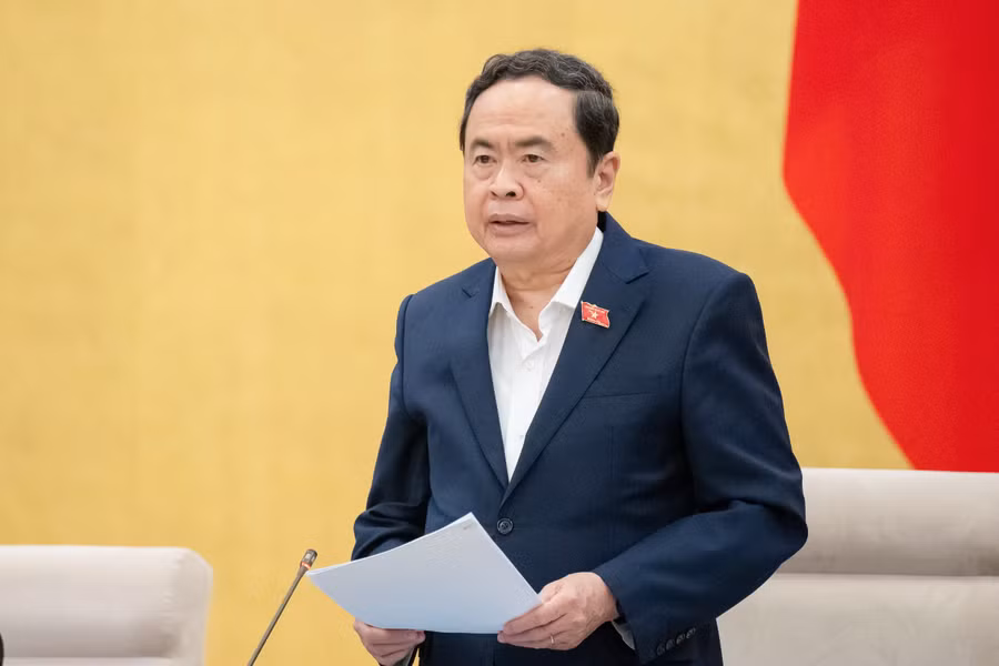 Chủ tịch Quốc hội Trần Thanh Mẫn phát biểu khai mạc phiên họp 40 của Ủy ban Thường vụ Quốc hội