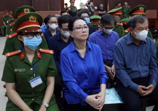 Các bị cáo tại tòa