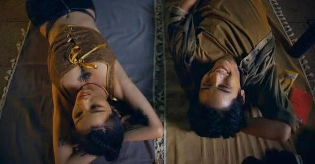 Hình ảnh khác biệt của Lan Thy trong phim Tiệm ăn của quỷ. Đây là dự án đánh dấu màn "lột xác" của nữ diễn viên 9X