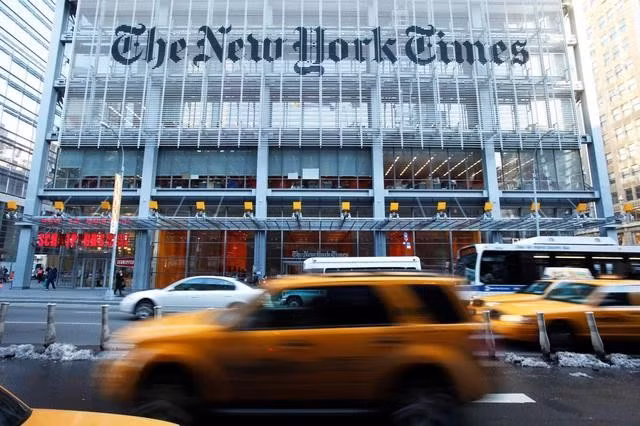 Tòa soạn The New York Times tại New York
