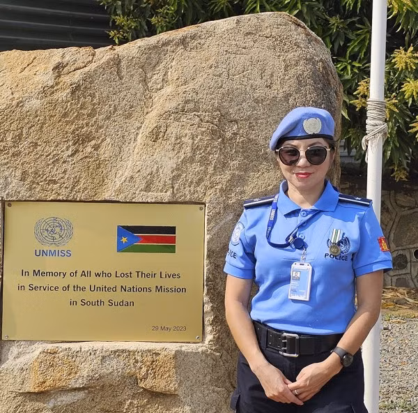 Từ Mông Cổ, Bolor Erdene Myatav đã tới phái bộ UNMISS, Nam Sudan làm nhiệm vụ gìn giữ hòa bình.