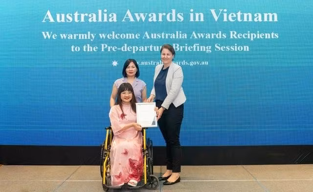 Nhung nhận học bổng du học bậc thạc sĩ tại ĐH Flinders, Úc