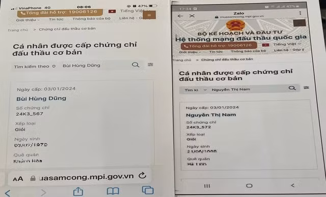 Một số giáo viên hoang mang khi được cấp chứng chỉ đấu thầu dù không đăng ký theo học