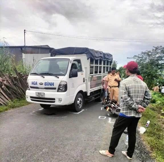 Hiện trường vụ TNGT khiến bé Tr. tử vong Hiện trường vụ TNGT khiến bé Tr. tử vong