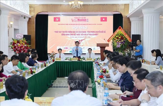 Toàn cảnh hội thảo. Ảnh: Quốc Lũy/TTXVN Toàn cảnh hội thảo. Ảnh: Quốc Lũy/TTXVN